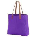 Purple game day tote